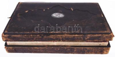 cca 1860-1930 A Perczel család hagyatékából származó 105 részes ezüst (Ag) evőeszköz- és szervírozó ...