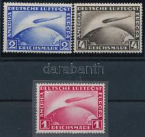 Deutsches Reich 1928/1931 Zeppelin Mi 423-424 + Mi 455 (Mi EUR 120.-)