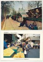 PIAC - 20 db MODERN képeslap / MARKET - 20 modern postcards