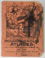 Vegyes térkép tétel, 3 db:

1942 A háborús világ térképei. Összeáll.: Balogh János. [Bp., 1942.], ...