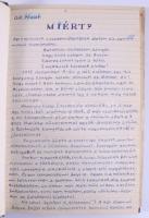 cca 1979-1983 3 db kézzel írt napló