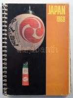 1969 Japán képes naptár / határidőnapló, kitöltetlen