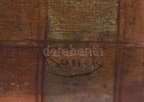 Konek Ida (1851-1942): Csendélet. Olaj, karton. Jelzett. Sérült. 35x42,5 cm