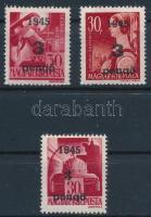 Nagyvárad I. 1945 Szt Margit 3P/3f, Nagyasszonyok 3P/3f I. típus és Hadvezérek 3P/3f II. típus, Bodor vizsgálójellel