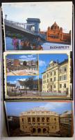BUDAPEST - Kb. 500 db MODERN város képeslap dobozban / BUDAPEST - Cca. 500 modern Hungarian town postcards in a box