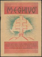 1943 Meghívó a 2 Honvéd Hadsereg Haditudósító századának március 15-i ünnepségére a kijevi nagyoperába