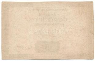 Franciaország 1792. 10L "Assignata" vízjellel és szárazpecséttel "1428" T:F
Fra...