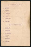 1885 A Honvéd Bál táncrendje, kitöltetlen