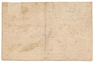 Franciaország 1792. 5L "Assignata" "101" vízjellel és szárazpecséttel T:VG lyuka...