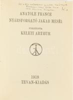 France, Anatole: Nyársforgató Jakab meséi. 1979. 503/600. számozott példány. Kiadói kartonált kötés,...