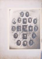 1907 "D. Milkó Ignácz 40 éves járásorvosi szolgálatának emléke" tablófotó, dr. Milkó Ignác...