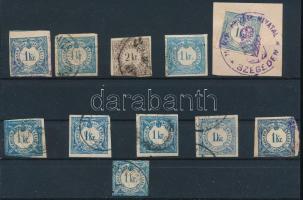 11 db Hírlapilleték bélyeg