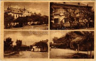 1952 Kiskőrös, látképek. Művészeti Alkotások (gyűrődések / creases)