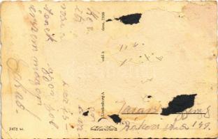 Tata, Tata-Tóváros, tórészlet, Angolpark, Megyeháza, Váralja. Lindenberg A. kiadása (Rb)