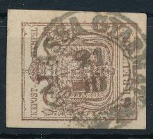 1850 6kr MP III nagy szélekkel, 0,11 mm vastag papír "BALASSA G(YARMAT)"