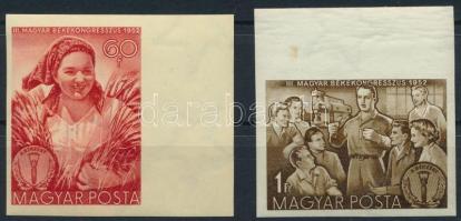 1952 Békekongresszus vágott ívszéli sor luxus minőségben (8.000)