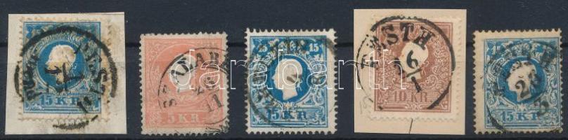 1858 5 db I. tipusú bélyeg