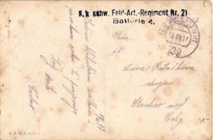 1917 Glückliches Neujahr / New Year greeting art postcard with girl and letter. B.K.W.I. 3004-2. s: ...