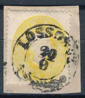 1861 2kr szép nyomat, friss minőség "LOSSONCZ"
