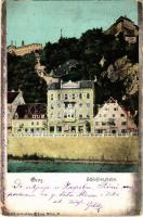 1906 Graz (Steiermark), Schlossbergbahn / funicular railway to the castle. Schneider &amp; Lux (EB)