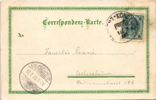 1903 Bodensee, Gruss vom Bodensee. Verlag der Wagner'schen Buchhandlung, J. Webering. G. Blümle...