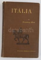 Berzeviczy Albert: Itália. Úti rajzok és tanulmányok. Bp., 1899, Franklin. Kiadói kopott egészvászon kötés, előzéklap kitépve, ex libris tépett, lapszélek részben foltosak, kopottas állapotban.