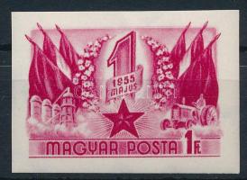 1955 Május 1. VI. vágott bélyeg luxus minőségben (6.000)