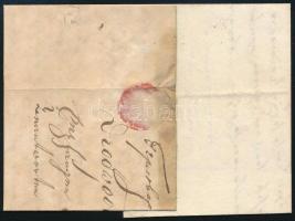 1836 Teljes tartalmú levél 10kr portóval "Temesvár" - Pest