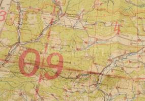 1944 Deutsche Heereskarte Ausgabe Nr. 2, Blatt Nr. R49, Kaschau / Kassa környékének II. világháborús...