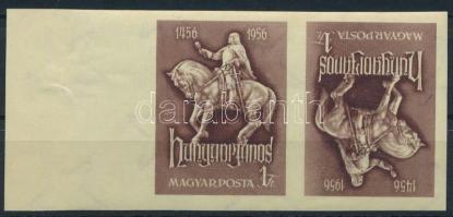 1956 Hunyadi János ívszéli fogazatlan fordított pár luxus minőségben (30.000)