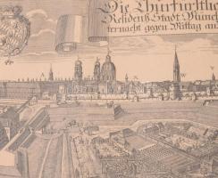 XX. század "Die Churfürstliche Haubt und Residenz Stadt München, Wie solche von Mitternacht geg...