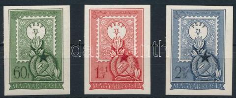 1951 Bélyegnap - 80 éves a magyar bélyeg vágott sor luxus minőségben (20.000)