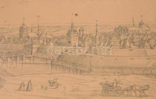 XX. század "Warhafftige Contrafactur der fürtrefflichen und weitberumten Sestat Dantzig in Preu...