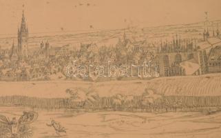 XX. század "Warhafftige Contrafactur der fürtrefflichen und weitberumten Sestat Dantzig in Preu...