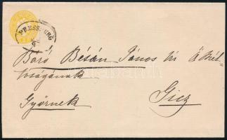 ~1863 2kr nyomtatványon "PRESSBURG" (100.000) (ANK EUR 340.-)