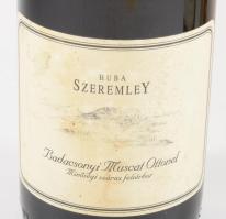 2003 Szeremley Huba Badacsonyi Muscat Ottonel, bontatlan palack fehérbor, pincében, szakszerűen táro...