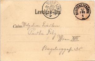 1899 Besztercebánya, Banská Bystrica; látkép. Ivánszky Elek kiadása / general view (EK)