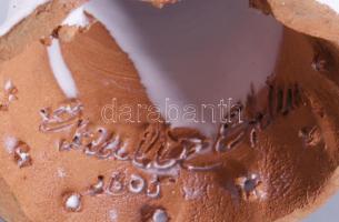 Csavlek Etelka (1947-): Angyal. Jelzett, hibátlan, m: 12 cm