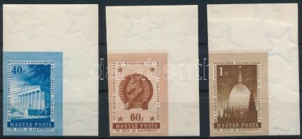 1954 Alkotmány II. vágott ívsarki sor luxus minőségben (12.000)