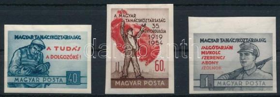 1954 Magyar Tanácsköztársaság III. vágott sor luxus minőségben (16.000)