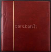 34 db nagyalakú fehér 2 oldalas 8 soros műanyag berakólap SAFE bordó gyűrűs borítóban. Klasszikus bélyegek, bélyegzések gyűjtéséhez ajánljuk!