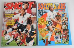 1997-1998 Soccer Stars és Shot Annual 98, jó állapotban