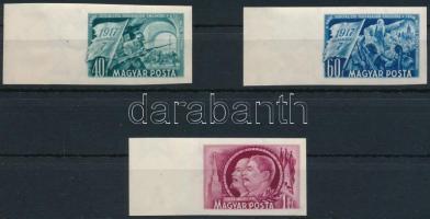 1951 Nagy októberi szocialista forradalom II. vágott ívszéli sor luxus minőségben (10.000)