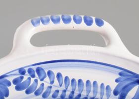 Kétfüles edény. Jelzett, hibátlan, d: 31 cm