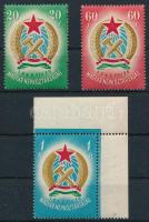 1949 Alkotmány sor makkos vízjellel (28.000) (60f folt a gumin / spot on the gum)