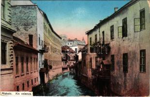 1915 Miskolc, Kis-Velence, Szinva patak. Grünwald Ignác kiadása (ragasztónyom / glue marks)