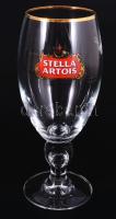 "Stella Artois" üveg söröspohárkészlet, eredeti dobozában, 6 db, 0,4 l, m: 20,5 cm