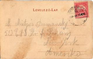 1909 Budapest V. Nádor utca, Rimamurány-Salgótarjáni Vasmű r. t. palotája, Körner Vilmos és Társa üz...