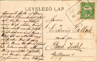 1910 Siklósd, Cikles, Sigless, Sigleß; utca. Lackenbacher A. kiadása / street view (fa)