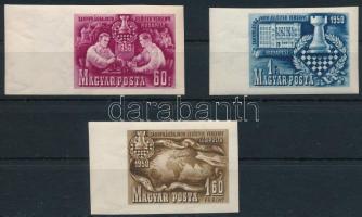 1950 Sakk I. vágott ívszéli sor luxus minőségben (60.000)